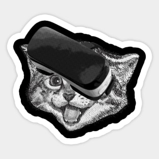 Vr cat Sticker